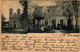 1902 Breitegg (Steiermark), Gasthaus, Kirche / restaurant, church (EK)