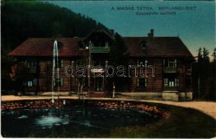 Barlangliget, Höhlenhain, Tatranská Kotlina (Tátra, Magas-Tátra, Vysoké Tatry); Szepesbéla szálloda / hotel (EK)