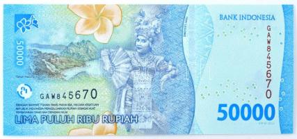 Indonézia 2022. 50.000R T:UNC-AU
Indonesia 2022. 50.000 Rupiah C:UNC-AU
Krause P#167