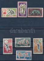 1964 5 klf kiadás a tokiói olimpiáról, 5 db stecklapon