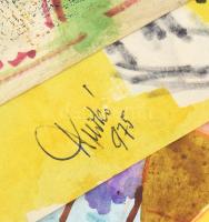 Durkó Gábor (1916-2003), össz. 13 db mű: Absztrakt kompozíciók, portrék, városképek és utcarészletek...