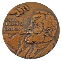 Franciaország 1959. &quot;Száz éve született Jean Jaurés&quot; kétoldalas bronz emlékérem (67mm) T:AU France 1959. &quot;100th anniversary of the birth of Jean Jaurés&quot; bronz commemorative medal (67mm) C:AU