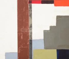 Haraszty István (1934-2022): Részlet, 2006. Akril, farost, jelzett a hátoldalán, fakeretben, 50×47,5...