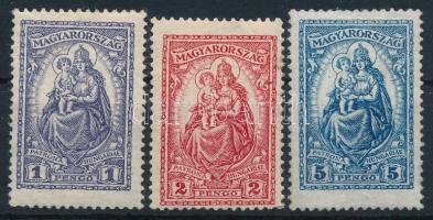 1926 Keskeny Madonna részben újragumizott sor (** 40.000)