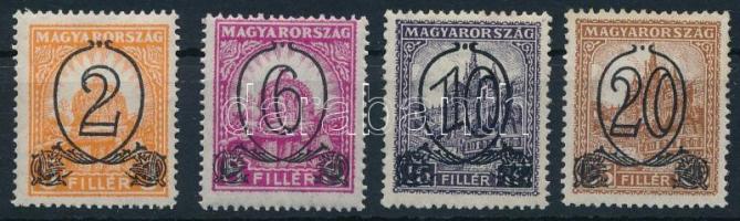 1931 Kisegítő bélyegek (I.) felülnyomat az 1926-os bélyegeken A sor (** 6.500) (10f, 20f falcos)