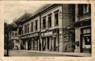 Győr, Széchenyi tér, Karda Dénes üzlete (Rb)