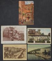 Több mint 900 db régi külföldi városképes lap, nagyon vegyes anyag!!