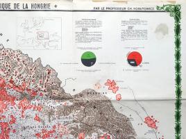 [Térkép] Magyarország néprajzi térképe (Carte ethnographique de la Hongrie). Tervezte Kogutowicz Kár...