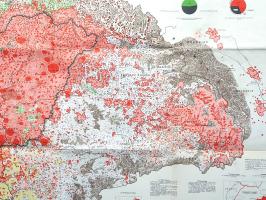 [Térkép] Magyarország néprajzi térképe (Carte ethnographique de la Hongrie). Tervezte Kogutowicz Kár...