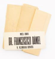 Dr. Francziszczi Dániel (1898-1955) békéscsabai származású orvos és családjának papírhagyatéka