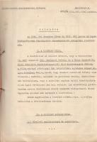 [Kézirat] ,,Jelentés az Örkénytáborban végrehajtott óvóhely-robbantási kísérletről". A Magyar K...