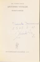 Dr. Nádor Tamás: Antonio Vivaldi életének krónikája. A szerző, Nádor Tamás (1925-1996) író, zenei sz...