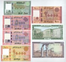 Libanon DN(1964-1986) 5L + DN(1964-1986) 10L + DN(2011-2016) 1000L + DN(2012-2022) 5000L (2x) + DN(2...