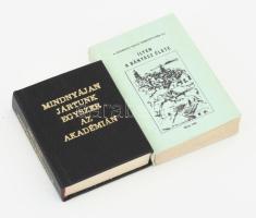 Ilyen a bányász élete. Szerk.: Lombosi Jenő, Mitzki Ervin. A Dunántúli Napló Zsebkönyvtára 4. Pécs, 183, Dunántúli Napló. Kiadói papírkötés. + Mindnyájan jártunk egyszer az akadémián. Kohómérnökeink 1877-1997. Szerk.: Dr. Károly Gyula. Miskolc, 1997. Kiadói egészműbőr-kötés. Megjelent 1000 példányban.