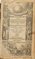 [Szent Biblia] Biblia sacra sive Testamentum Vetus [...] et Testamentum Novum [...] Amstelodami [Ams...