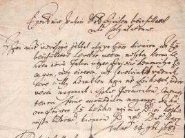 1683. Nagyszalatna (ma Szlovákia, Zvolenská Slatina) A néhai Nyáry Imre özvegyének, Szerémy Juditnak...