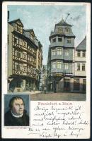 1903 Kézdi-Kovács László (1864-1942) festőművész, műkritikus személyes hangvételű autográf sorai Baden-Baden-i képeslapon