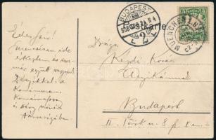 1908 Kézdi-Kovács László (1864-1942) festőművész, műkritikus személyes hangvételű autográf sorai kép...