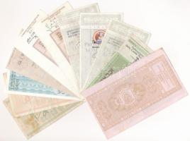 Olaszország 1976-1978. 11db-ops vegyes csekk tétel T:F Italy 1976-1978. 11pcs of mixed cheques C:F