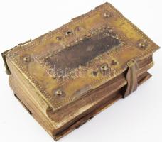 1853 Szlovák nyelvű egyházi énekeskönyv, imakönyv. (Pest, 1853, Trattner-Károlyi). Korabeli rézveret...