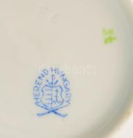 Herendi eton mintás csésze alátéttel, jelzett, hibátlan, d: 11,5 cm
