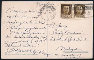 1916 Kézdi-Kovács László (1864-1942) festőművész, műkritikus személyes hangvételű autográf sorai kép...