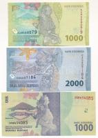 Indonézia 2016. 1000R + 2022. 1000R + 2000R T:UNC
Indonesia 2016. 1000 Rupiah + 2022. 1000 Rupiah +...