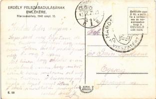 1940 Marosvásárhely, Targu Mures; bevonulás / entry of the Hungarian troops + "1940 Marosvásárh...