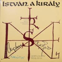 Szörényi Levente - Bródy János - István, A Király (Rockopera). 2 x Vinyl, LP, Stereo, Hungaroton, Magyarország, 1983. VG+ Szörényi Levente, Bródy János, és Boldizsár Miklós által ALÁÍRT példány.