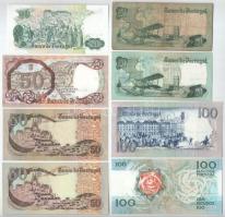 Portugália 1964-1986. 20E-100E (8x) T:UNC-F
Portugal 1964-1986. 20 Escudos - 100 Escudos (8x) C:UNC...