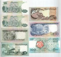 Portugália 1964-1987. 20E-100E (7x) T:XF-F
Portugal 1964-1987. 20 Escudos - 100 Escudos (7x) C:XF-F