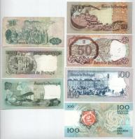 Portugália 1964-1988. 20E-100E (7x) T:XF-F T:UNC
Portugal 1964-1988. 20 Escudos - 100 Escudos (7x) ...