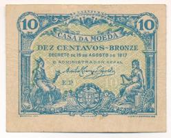 Portugália 1917. 10c T:VF Portugal 1917. 10 Centavos C:VF