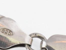 Ezüst (Ag) masszív pancer nyaklánc, jelzett, h: 51 cm, nettó: 25,6 g