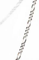 Ezüst (Ag) figaro nyaklánc, jelzett, h: 44,5 cm, nettó: 2,8 g