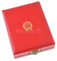 1989. "Magyar Népköztársaság Bajnoka" kétoldalas, aranyozott bronz díjérem eredeti tokban,...