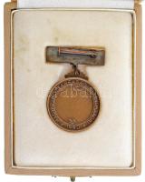 1990. "Magyar Köztársaság Bajnokságai" kétoldalas, bronz díjérem eredeti tokban, gravírozá...