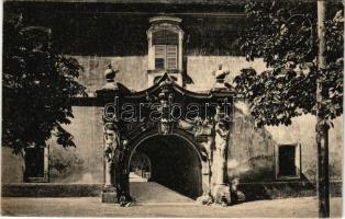 1922 Gyulafehérvár, Alba Iulia; Felső Károly-kapu. Petri F. W. kiadása / Oberes Karlsthor / castle gate (EK)