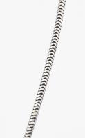 Ezüst (Ag) hengeres kígyó nyaklánc, jelzett, h: 40 cm, nettó: 5,5 g