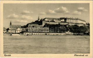 Újvidék, Novi Sad; Pétervárad vára, híd roncsok. Keller és Kiss kiadása / Grad Petrovaradin / Festung Peterwardein / castle, bridge ruins