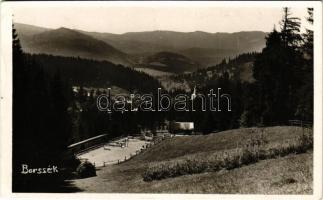 1942 Borszék, Borsec; látkép. Heiter György udvari fényképész felvétele és kiadása / general view, spa (EK)