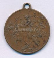 1896. "Ezredéves Történetünk Ezredekre Remény Nekünk - Honfoglalás" millenniumi bronz emlé...