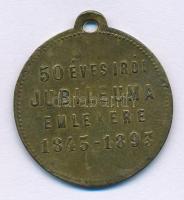 Gerl Károly (1857-1907) 1893. "Jókai Mór - 50 éves írói jubileuma emlékére - 1843-1893" Cu...