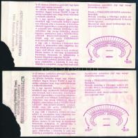 1987 Bp., a Népstadionban rendezett Genesis - Paul Young koncert 2 db belépőjegye