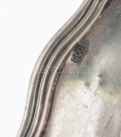 Ezüst (Ag) ékszertartó tálka, jelzett, d: 8,4 cm, nettó: 46,4 g