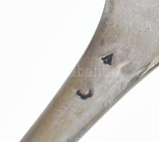 Ezüst (Ag) süteményes lapát, jelzett, h: 24 cm, nettó: 176 g