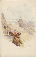 Mount Pilatus litho (small tear)