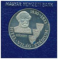 1983. 100Ft Cu-Ni-Zn "Széchenyi István" eredeti műbőr tokban, tanúsítvánnyal T:AU (eredeti...