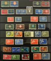 1956-1984 Szép Europa CEPT gyűjtemény a jobb kiadásokkal, eleinte főleg bélyegzett, később főleg pos...