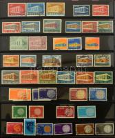 1956-1984 Szép Europa CEPT gyűjtemény a jobb kiadásokkal, eleinte főleg bélyegzett, később főleg pos...